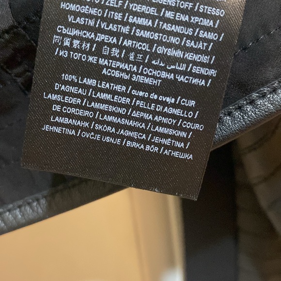 Marciano 100% leather Guess Shayna black leather jacket - Picture 8 of 12